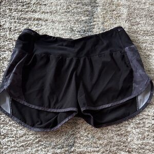 ZYIA Black and Gray Women's Athletic Shorts